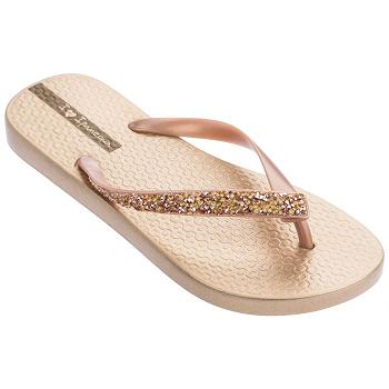 Ipanema Flip Flops Women Glam Special Crystal Gold 684327JGK Ireland